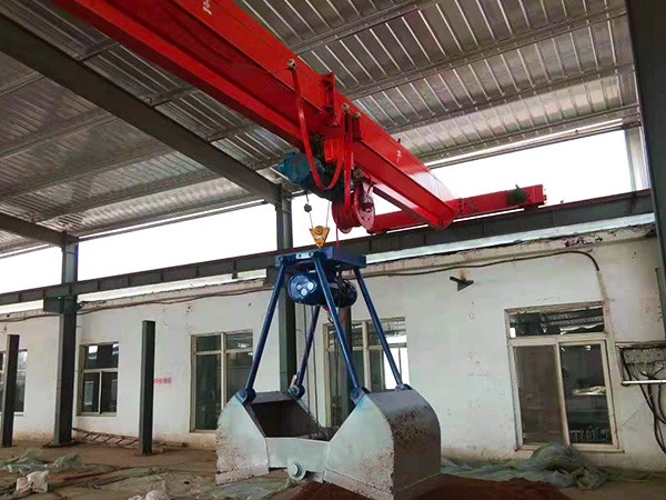Grab bucket series crane